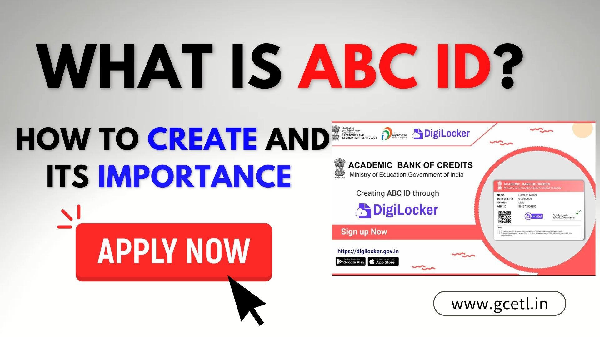 What is ABC ID and How to Create and its Importance