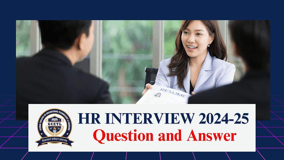 HR Interview 2024-25 Question and Answers