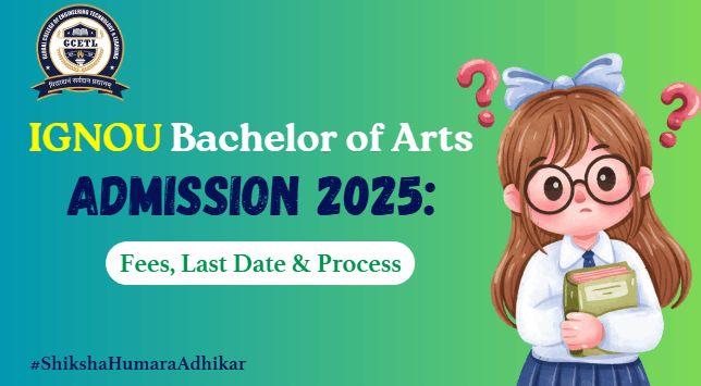 IGNOU BA Admission 2025