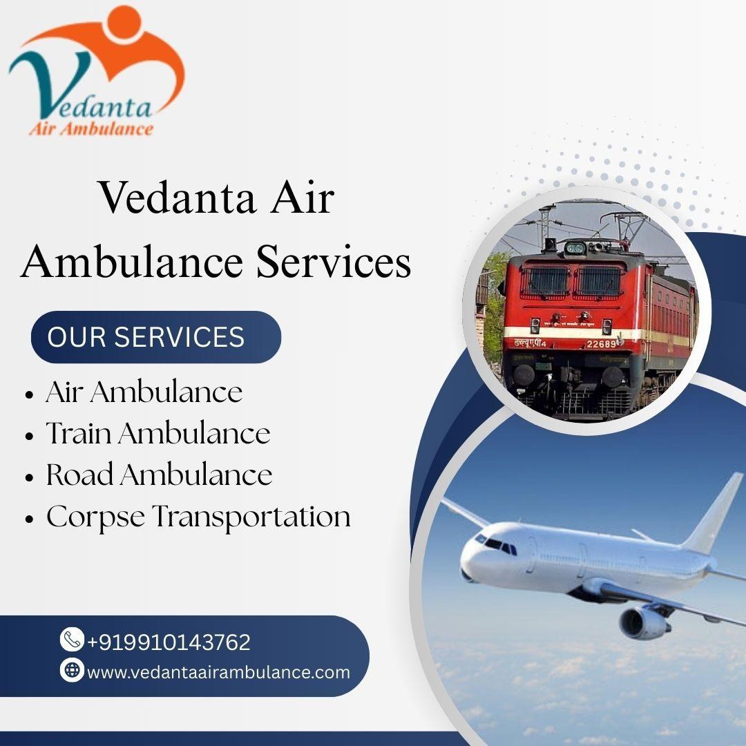 Vedanta ICU Air Ambulance in Aurangabad Fast and SafeService in