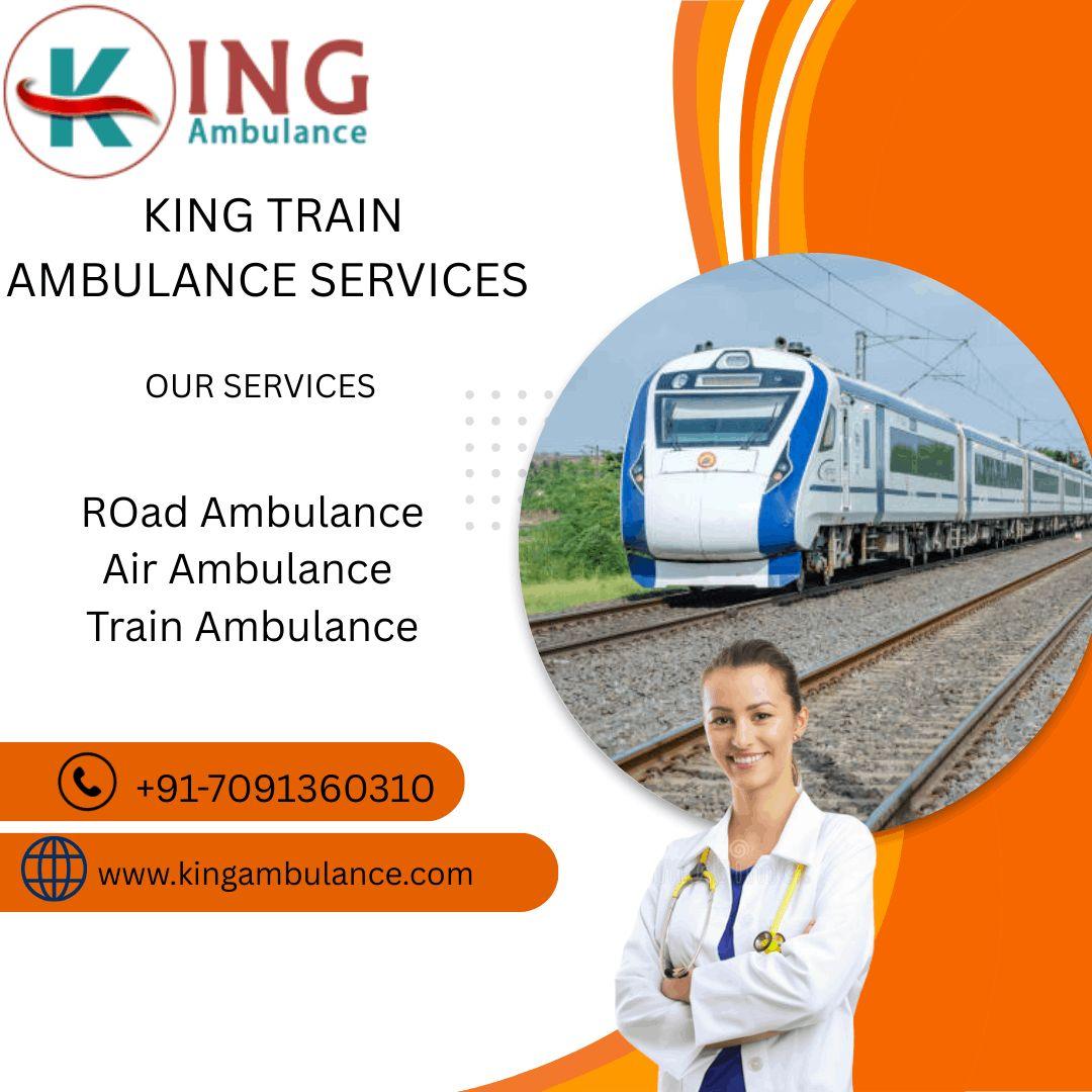 Get King Train Ambulance Service in Jamshedpur now to transport your patient