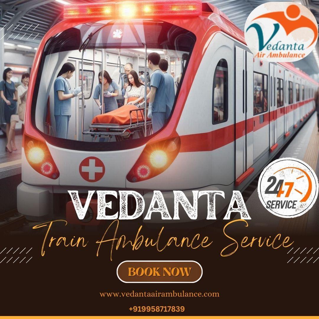 Book Vedanta Train Ambulance Service in Meghalaya 