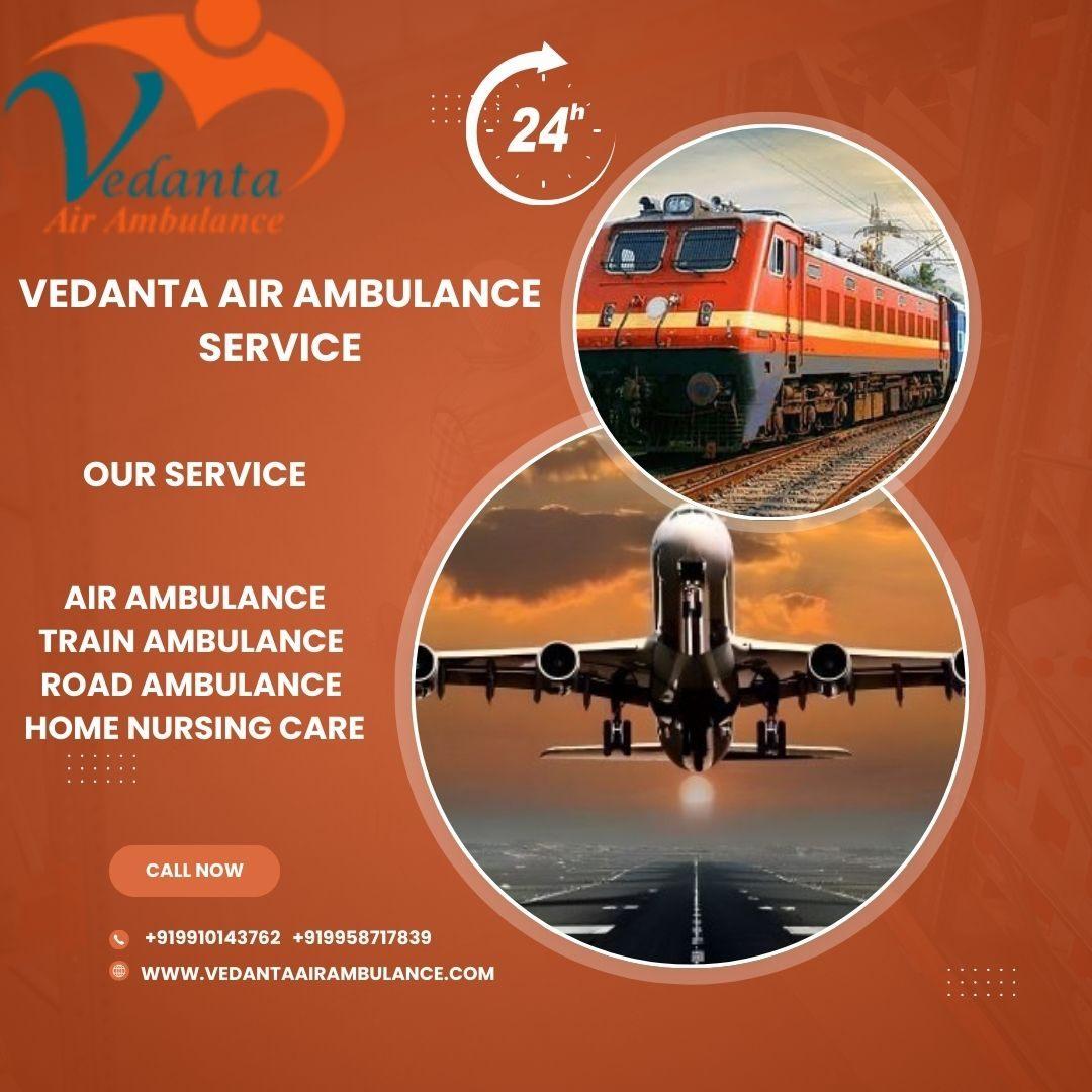 Vedanta Air Ambulance service in India safe=patients at a very low cost