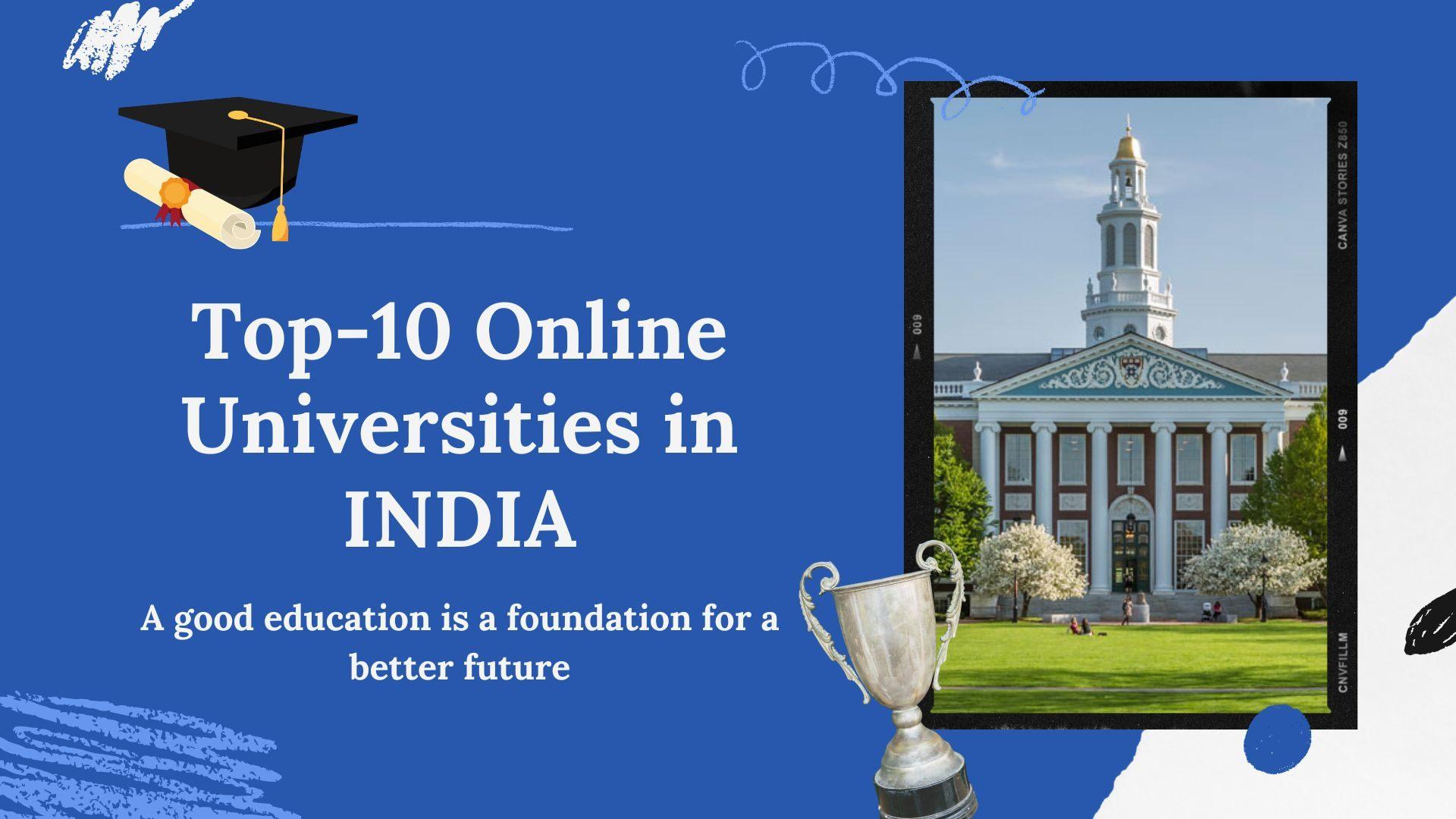Top 10 Online Universities in INDIA