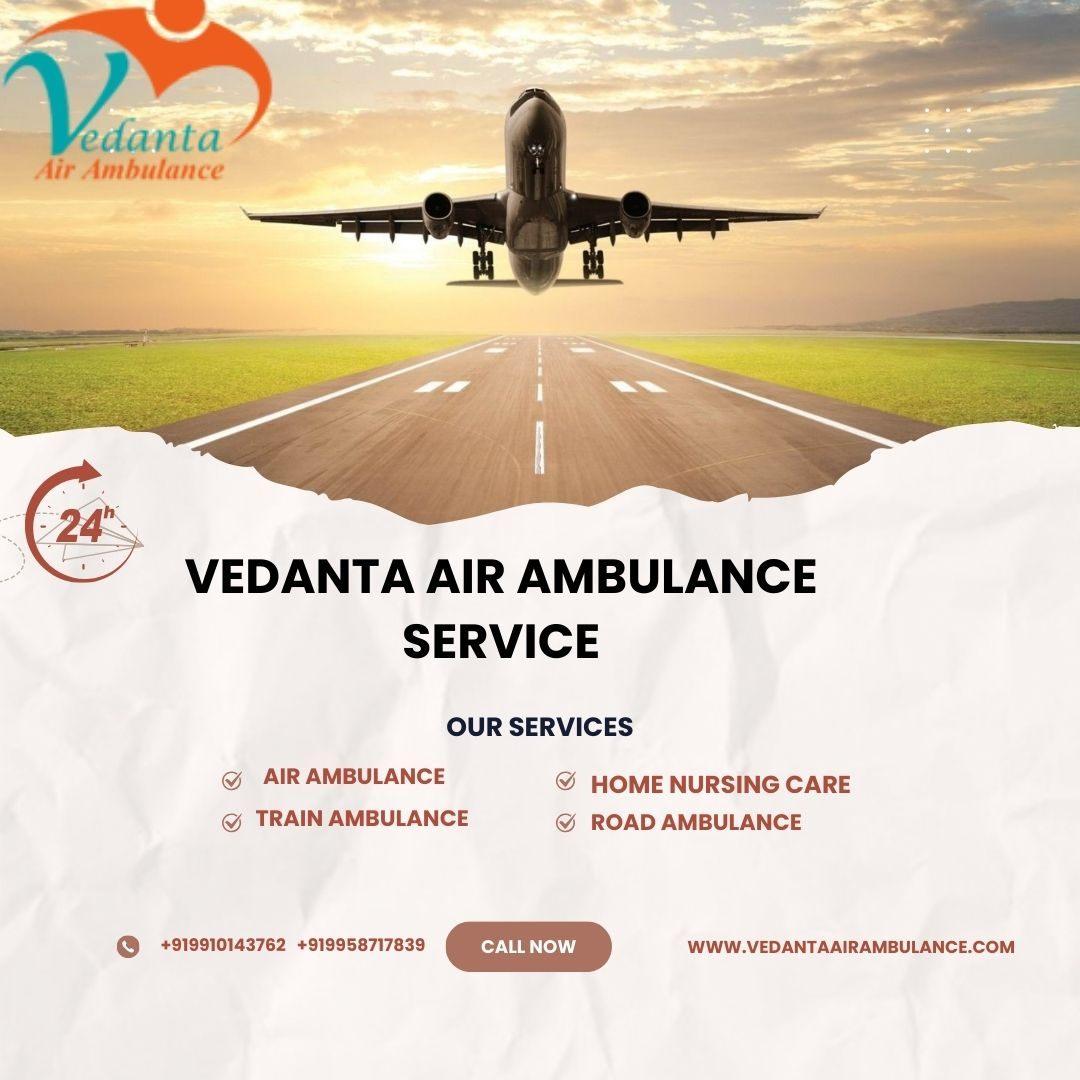 Vedanta Air Ambulance provides critical paramedical services in Dimapur.