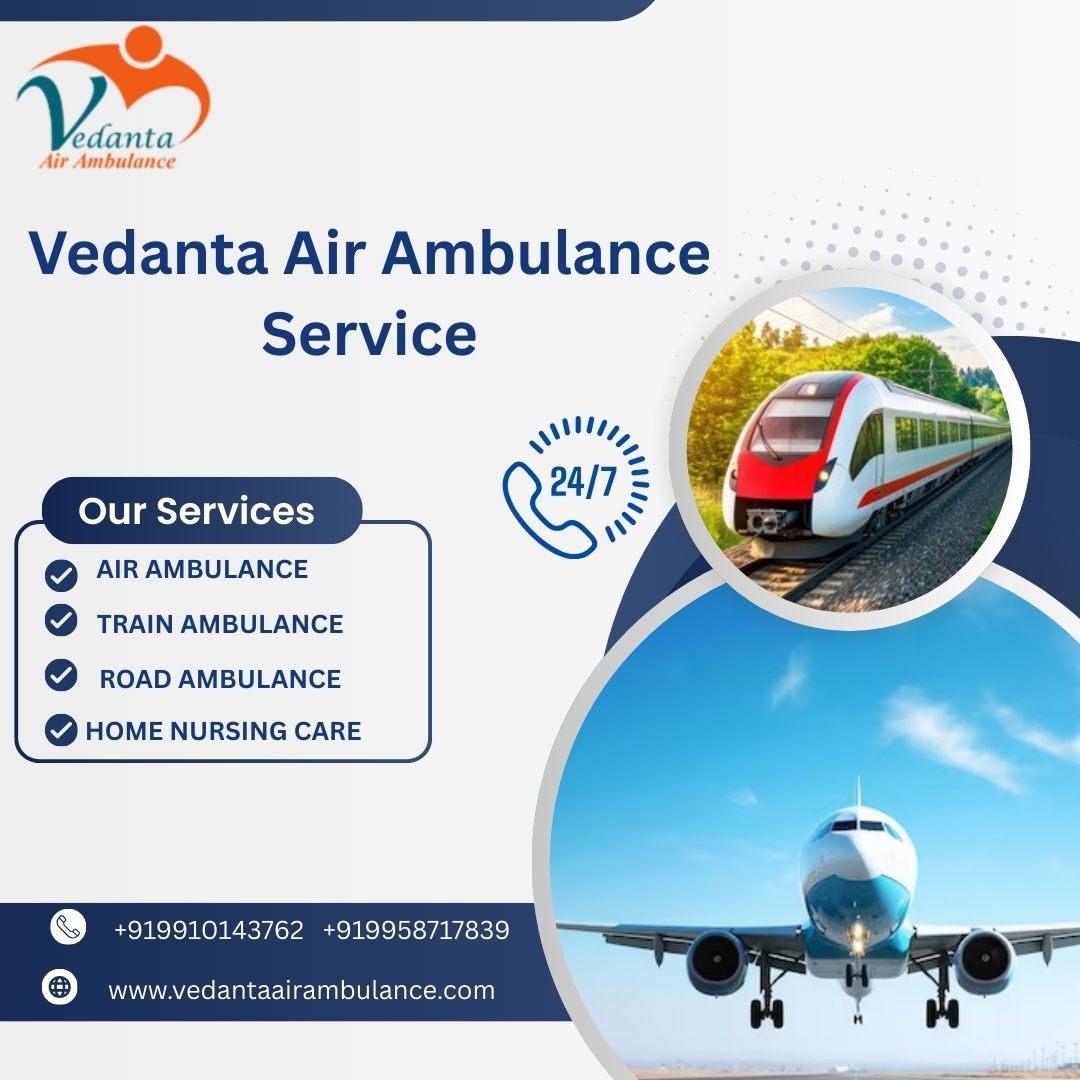 Vedanta Air Ambulance service provides safest transfer your patients in Dimapur