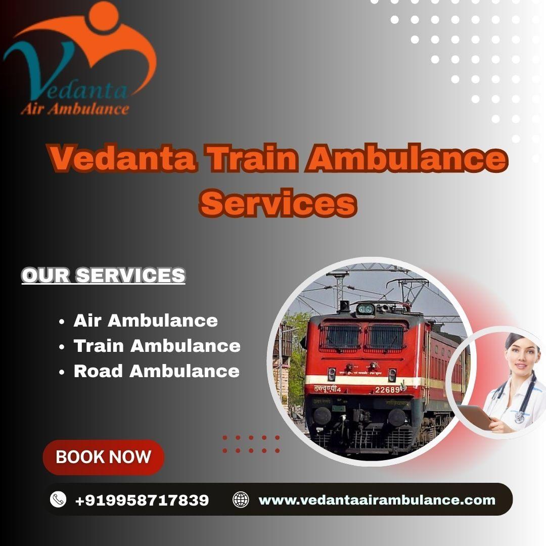 Choose Vedanta Train Ambulance Service in Jammu 