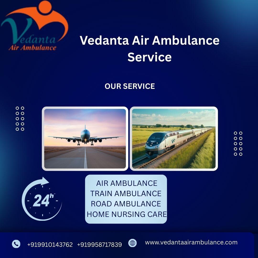 Vedanta Air Ambulance in India provides fasted transfer of patients to their 