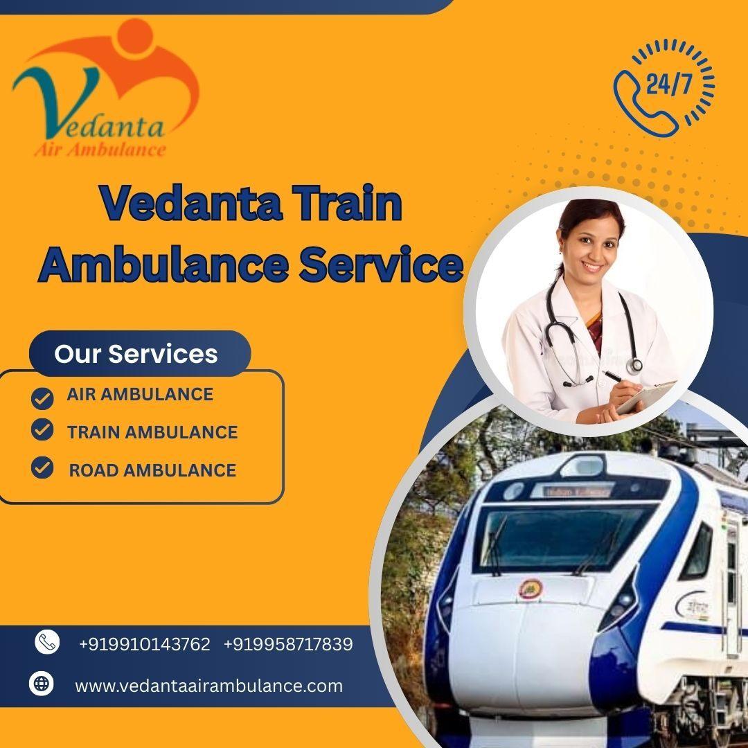 Book Vedanta Train Ambulance Service in Kerala 