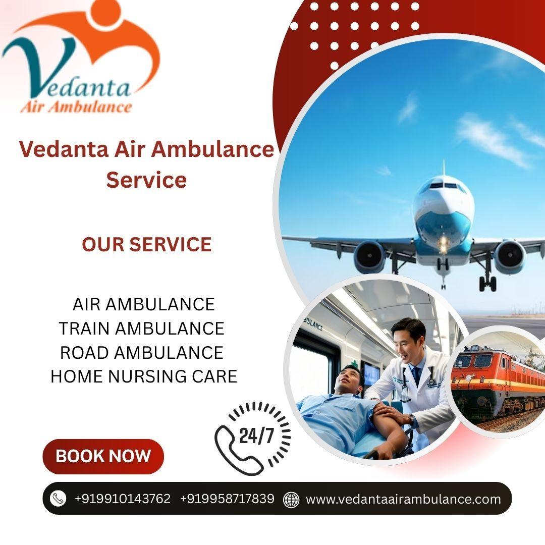 Book Vedanta Air Ambulance Service in Goa which transfers patients rate