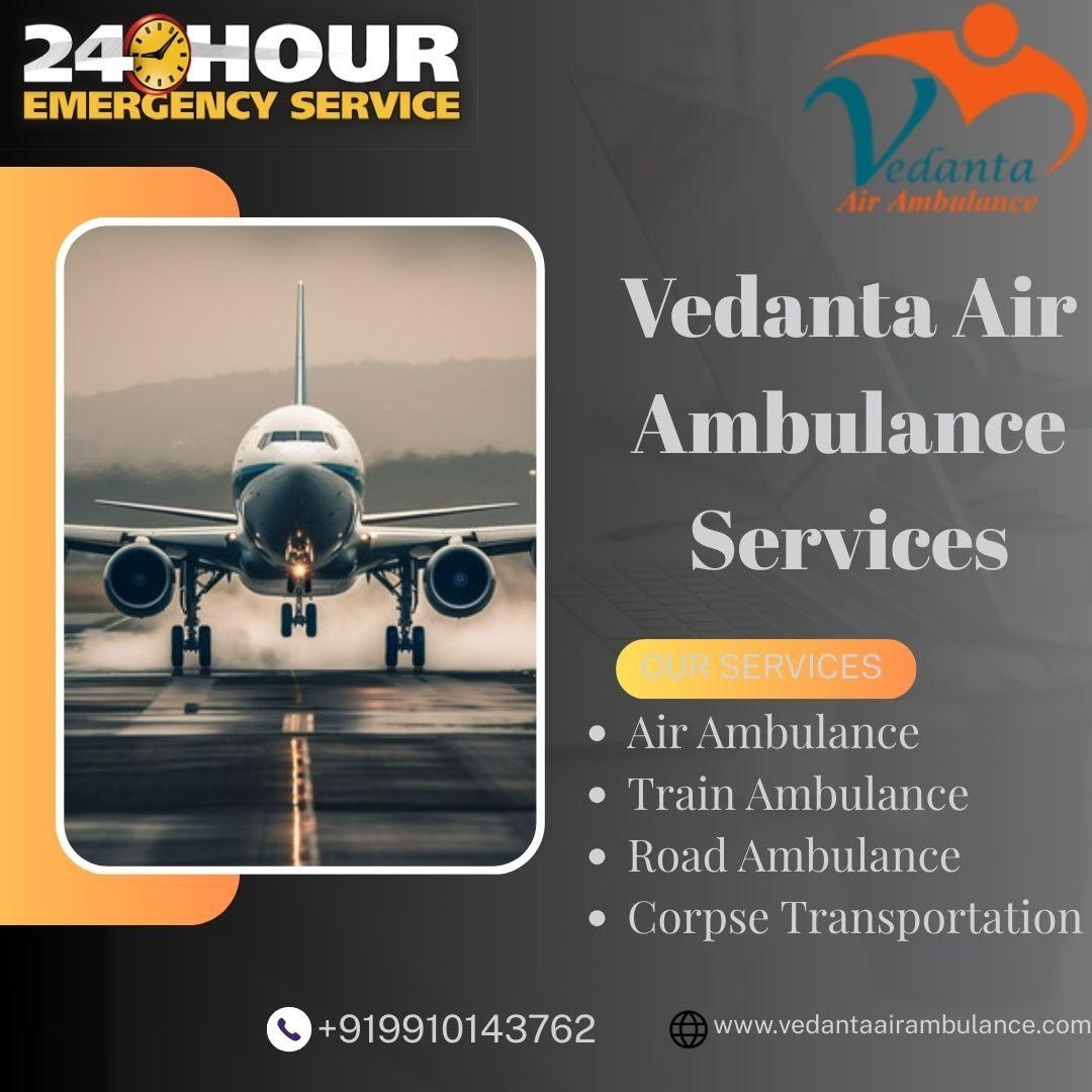 Get Vedanta Air Ambulance in Aurangabad  remarkable and efficient patient