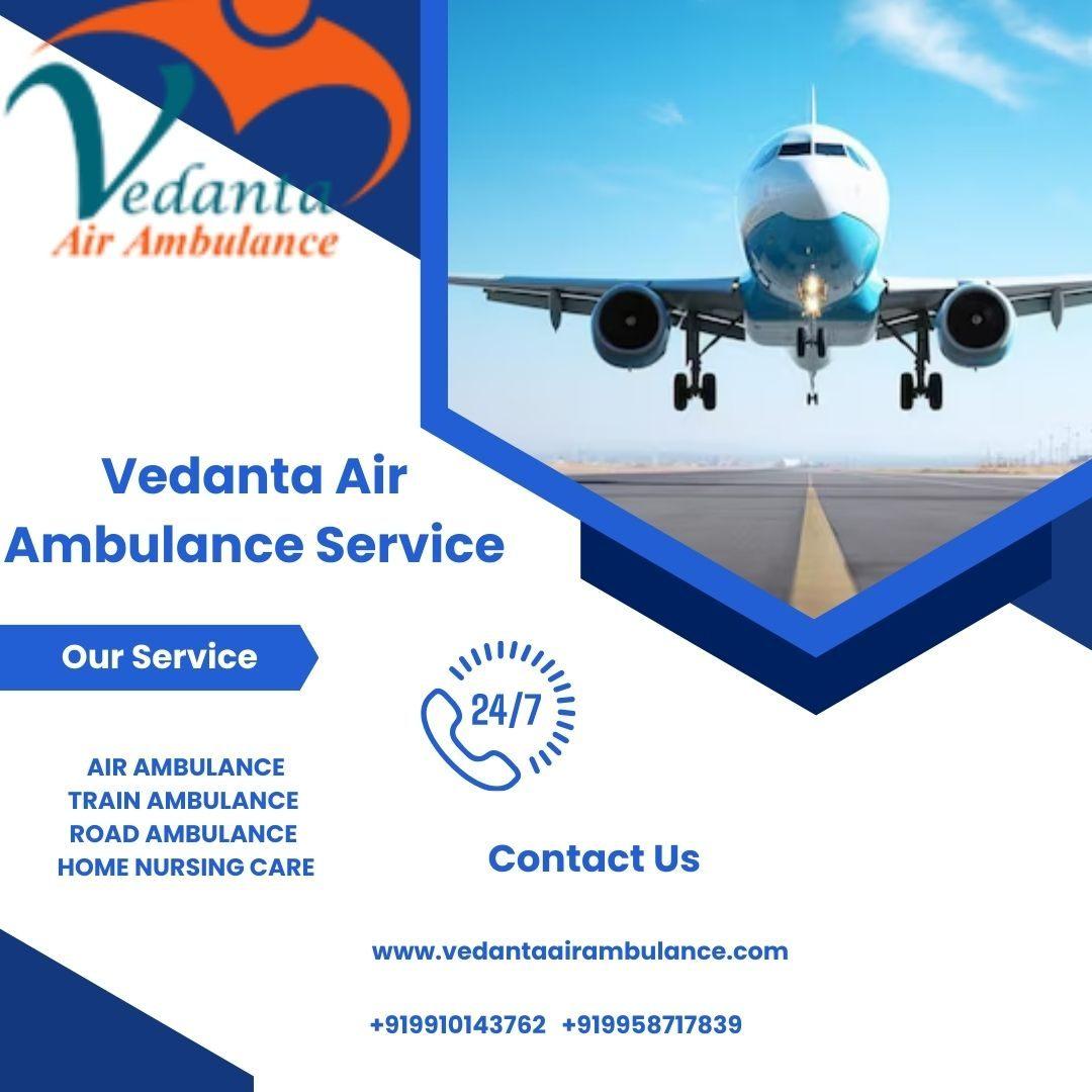 Vedanta Air Ambulance transfers patients in India at the lowest booking cost