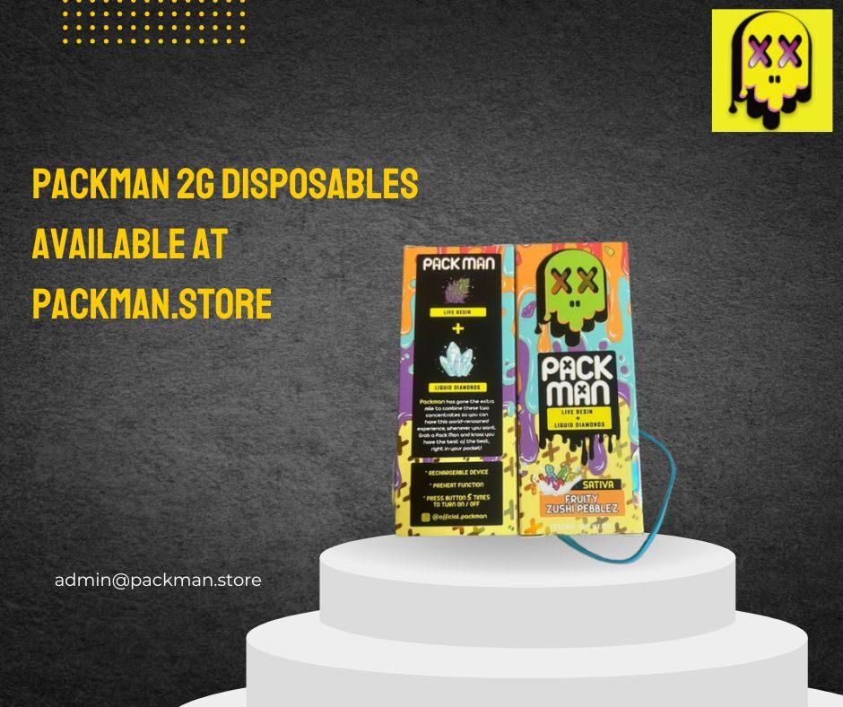 Packman 2g Disposables  Available at Packman.Store