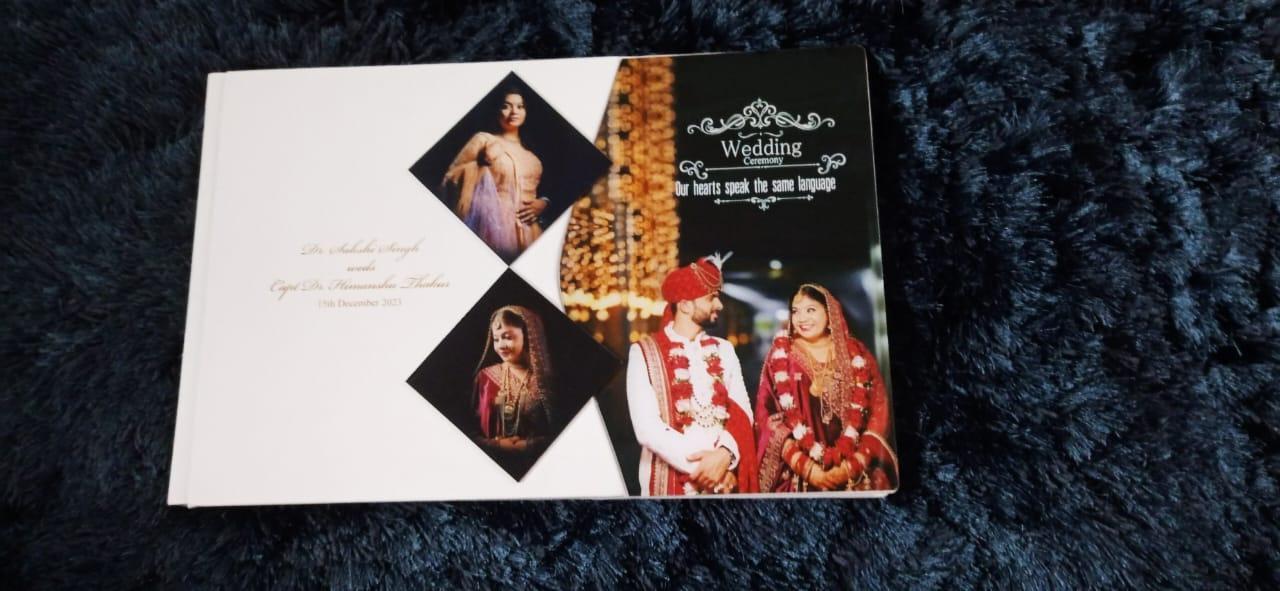 magazine style wedding album in delhi