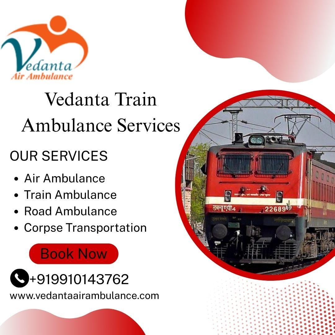  Vedanta, through  train ambulance, provides helpful services sudden medical  