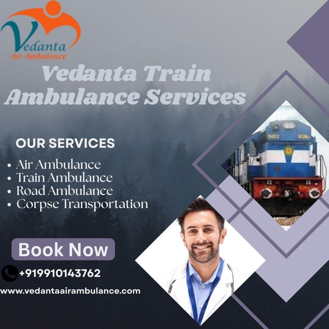  Vedanta Train Ambulancein Bhilai  transfer your critical patient  the hospital 
