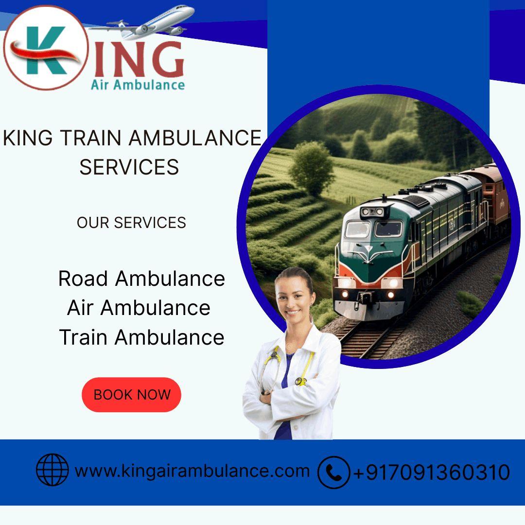 Get Now King Train Ambulance Service in Guwahati for Patient Care