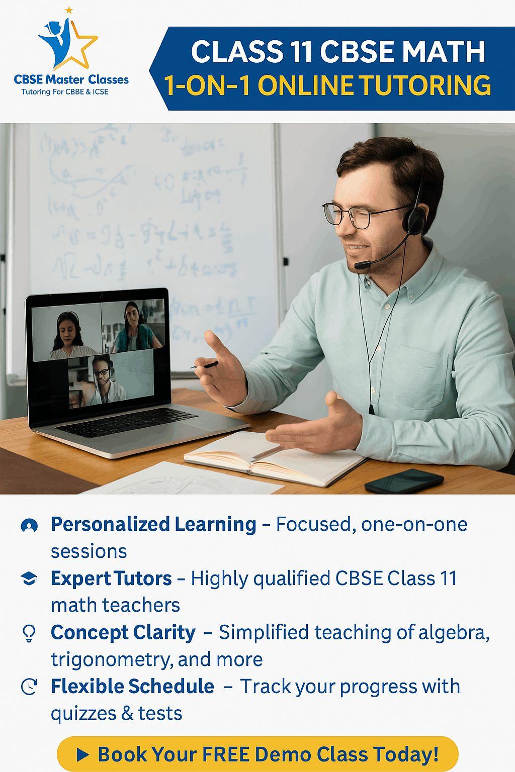 class 11 math tutor online
