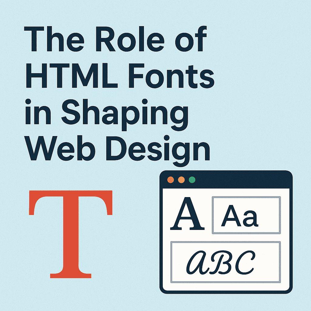 The Role of HTML Fonts in Shaping Web Design