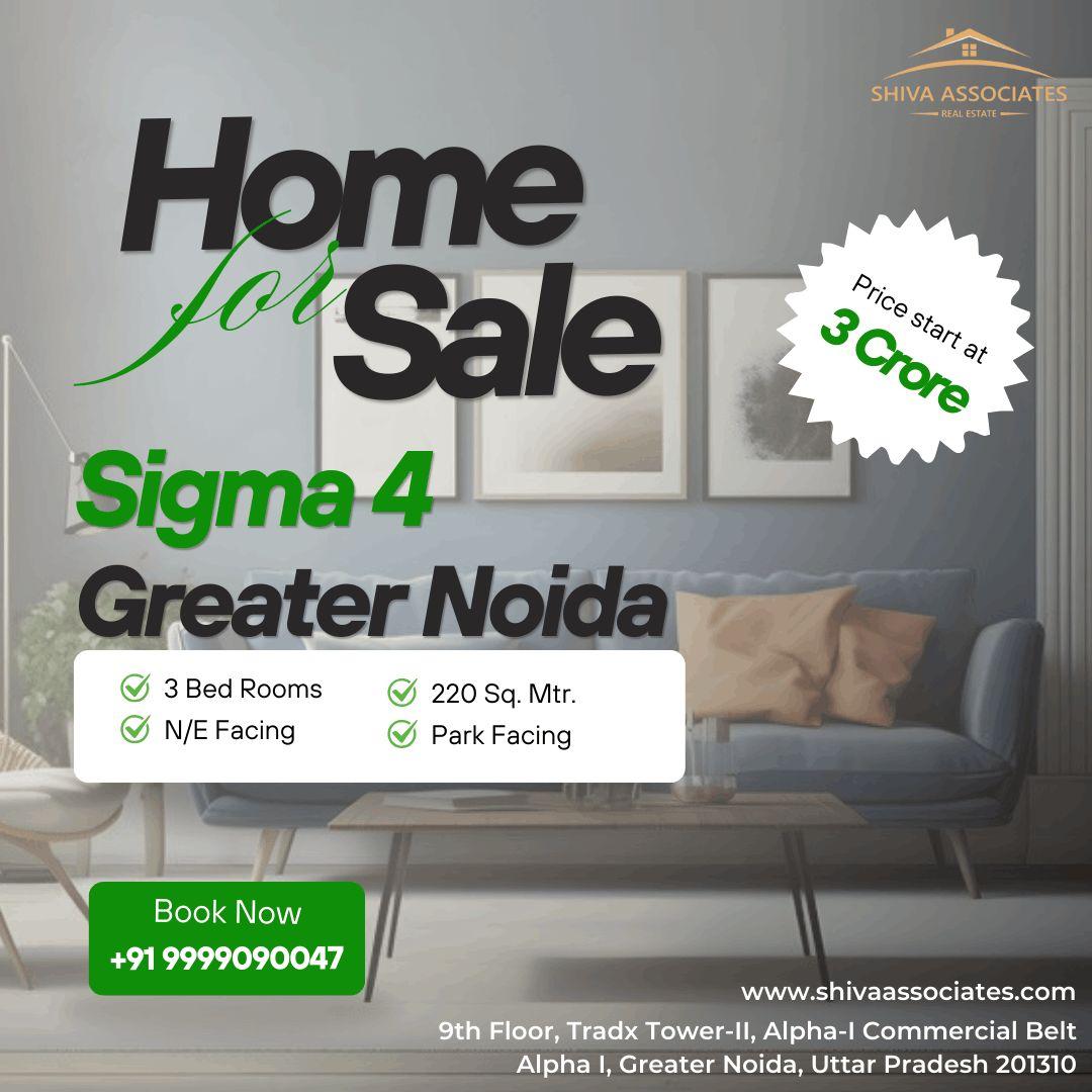 Your Dream Home in Sigma 4, Greater Noida.