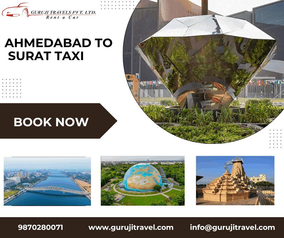 Ahmedabad to Surat Taxi 
