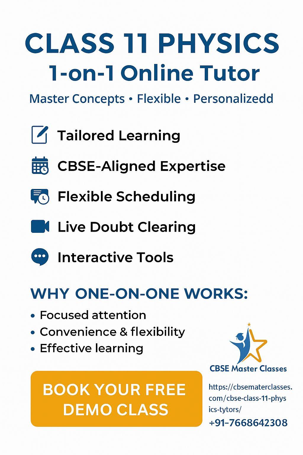 cbse class 11 physics tutor online