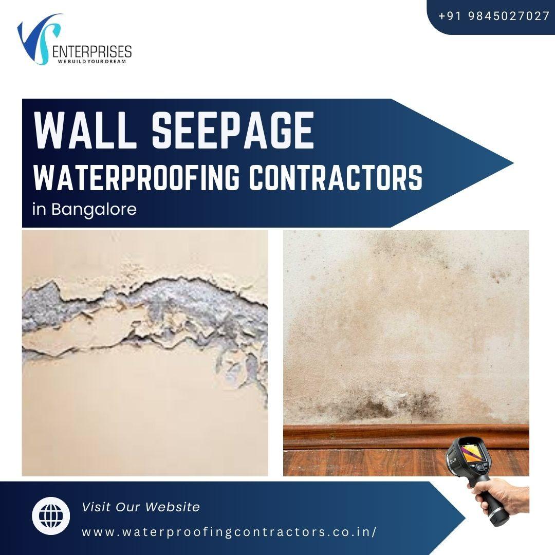 Wall Seepage Waterproofing Contractors in Bangalore