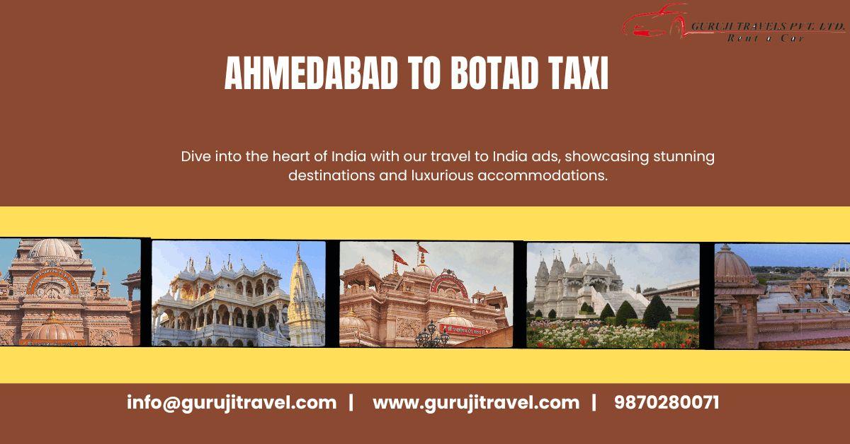 Ahmedabad to Botad Taxi