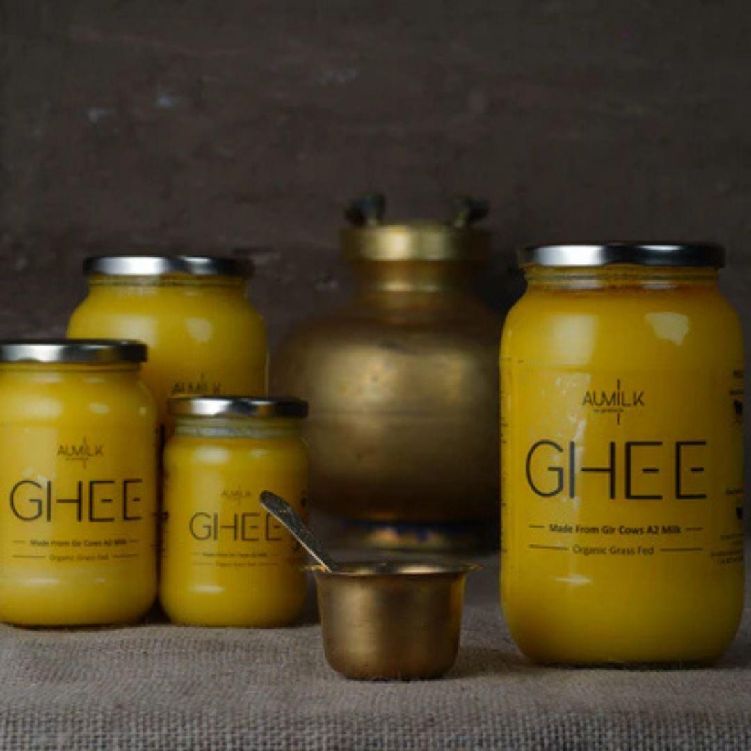 Adhigava Farm A2 Desi Cow Ghee Hand-Churned Bilona Ghee for Holistic Wellness