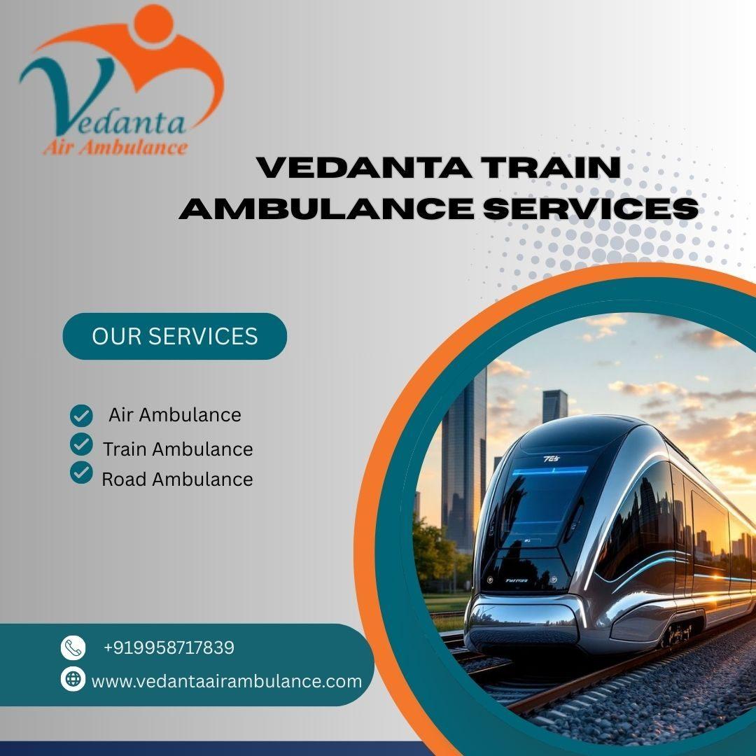 Choose Vedanta Train Ambulance Service in Patna 