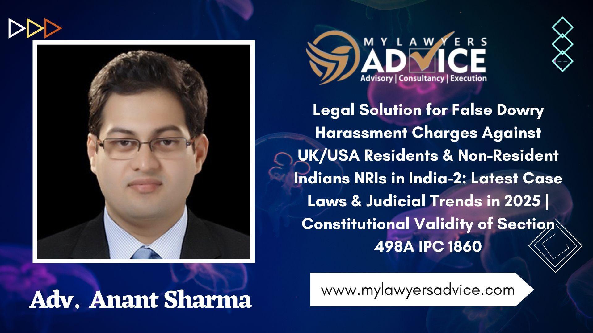 Legal Solution for False Dowry Harassment Charges Against UK/USA