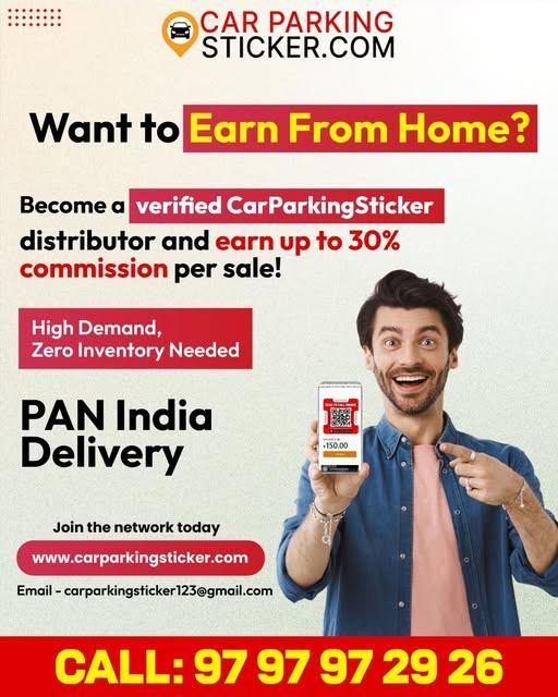  car parking sticker