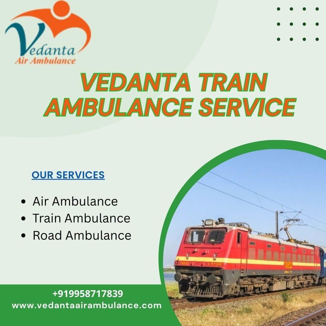 Book Vedanta Train Ambulance Service in Ranchi