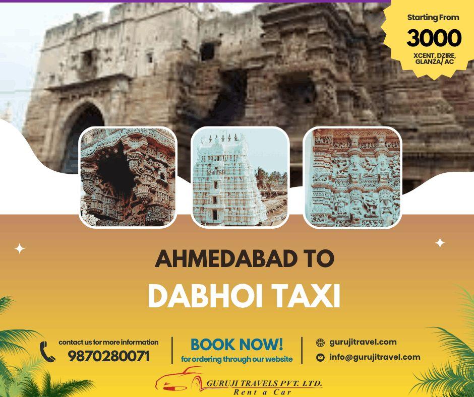 Ahmedabad to Dabhoi  Taxi