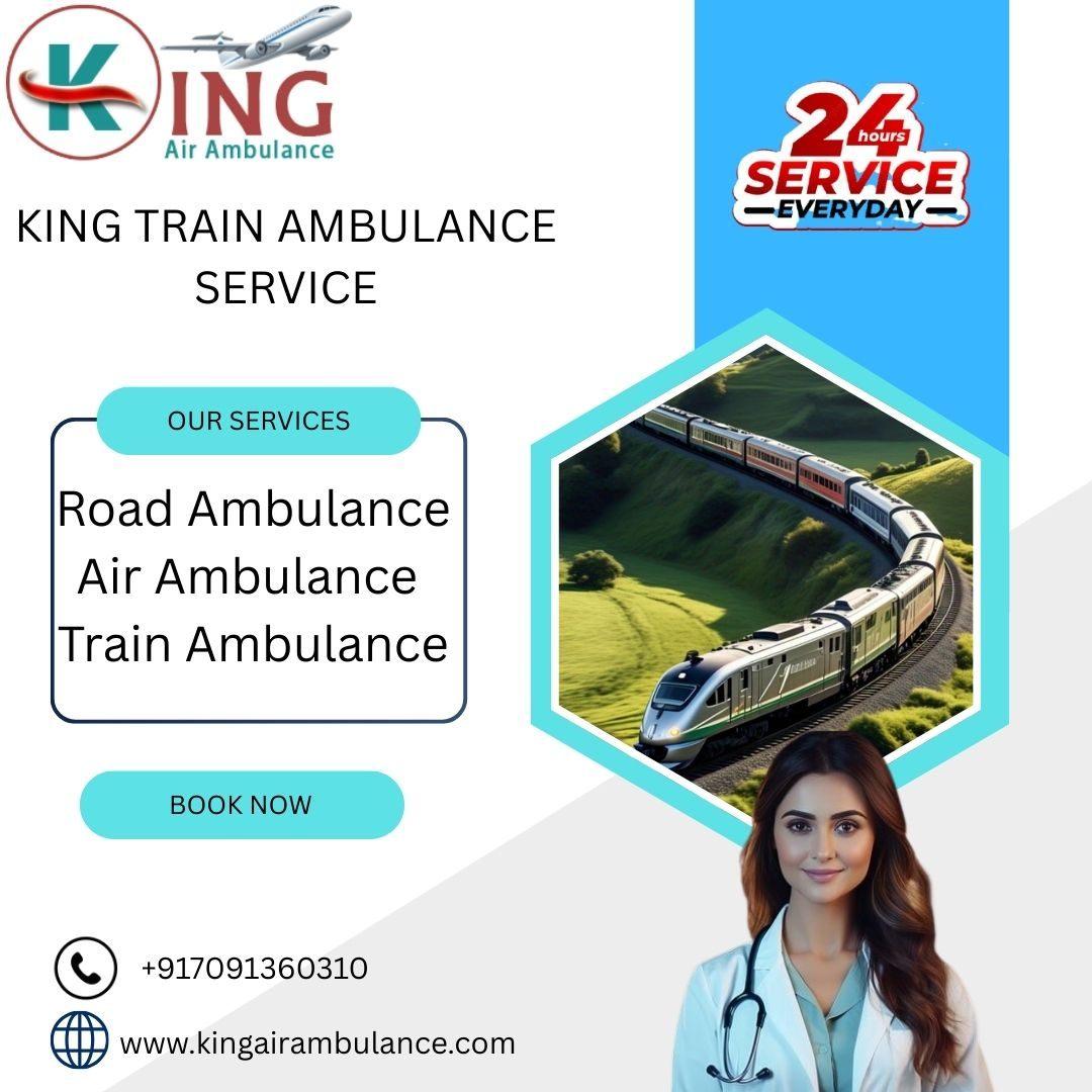 get King Train Ambulance Service in Kolkata for the patients and save lives