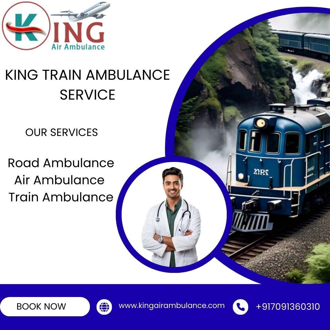 select India's best King Train Ambulance Service for your patient