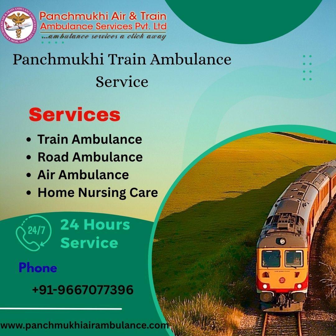 Panchmukhi Train Ambulance from Guwahati for Longer Hours is Minimal