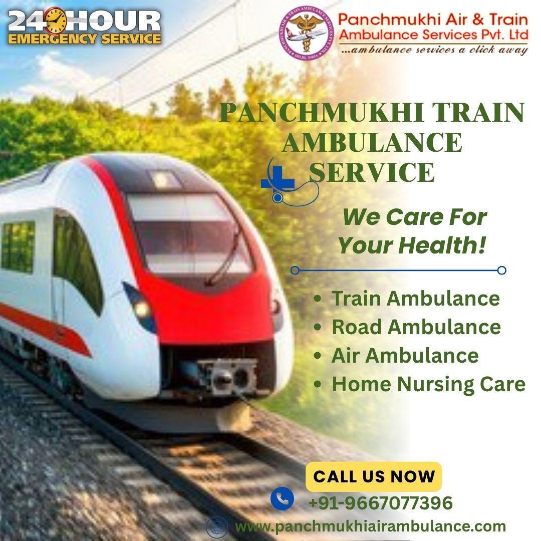 Panchmukhi Train Ambulance from Guwahati- Cost-Effective Ride Arranged
