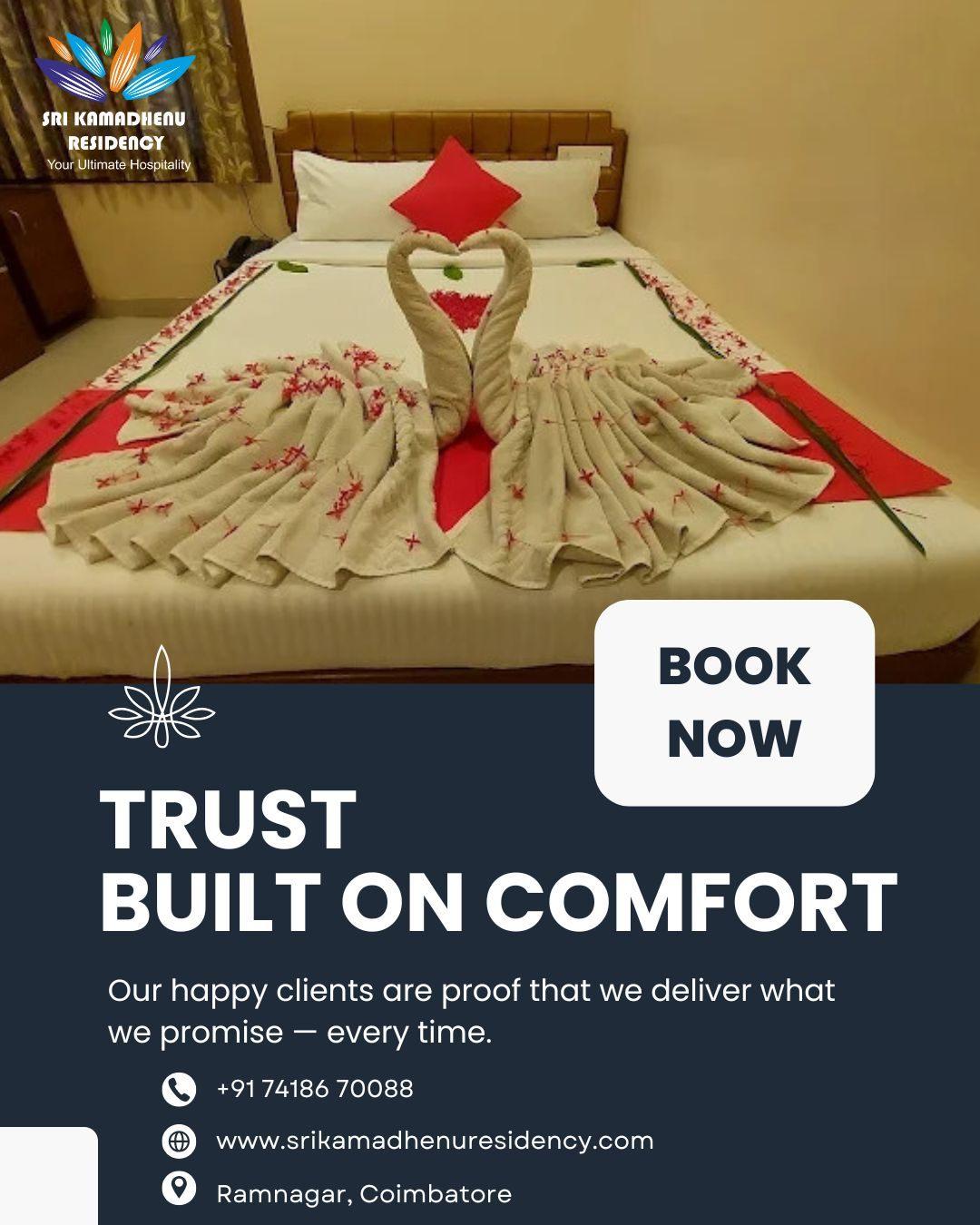 Your Trusted Stay in the Heart of Coimbatore  Sri Kamadhenu Residency