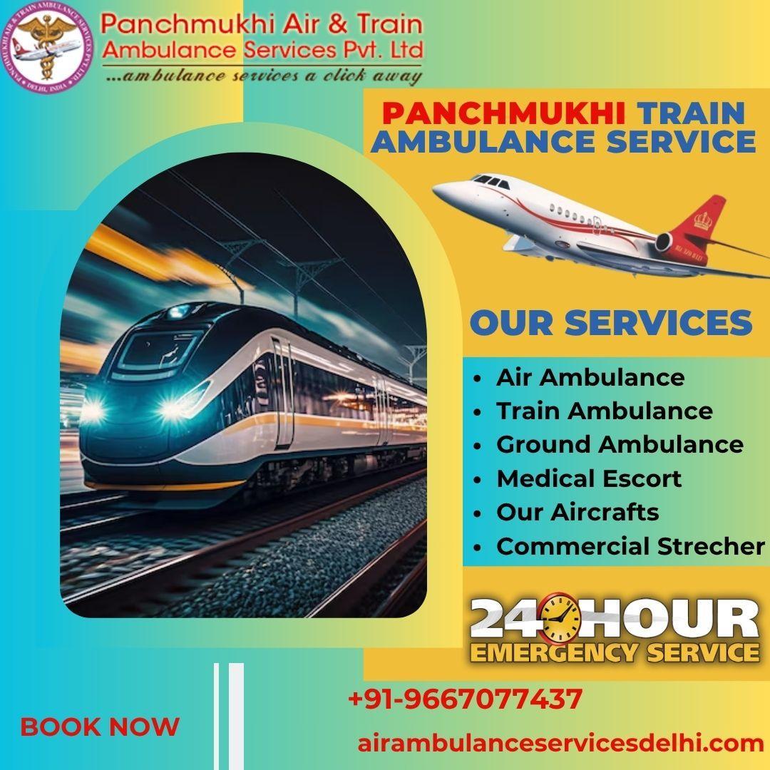 Care at Train is now available in Patna with the Panchmukhi Train Ambulance