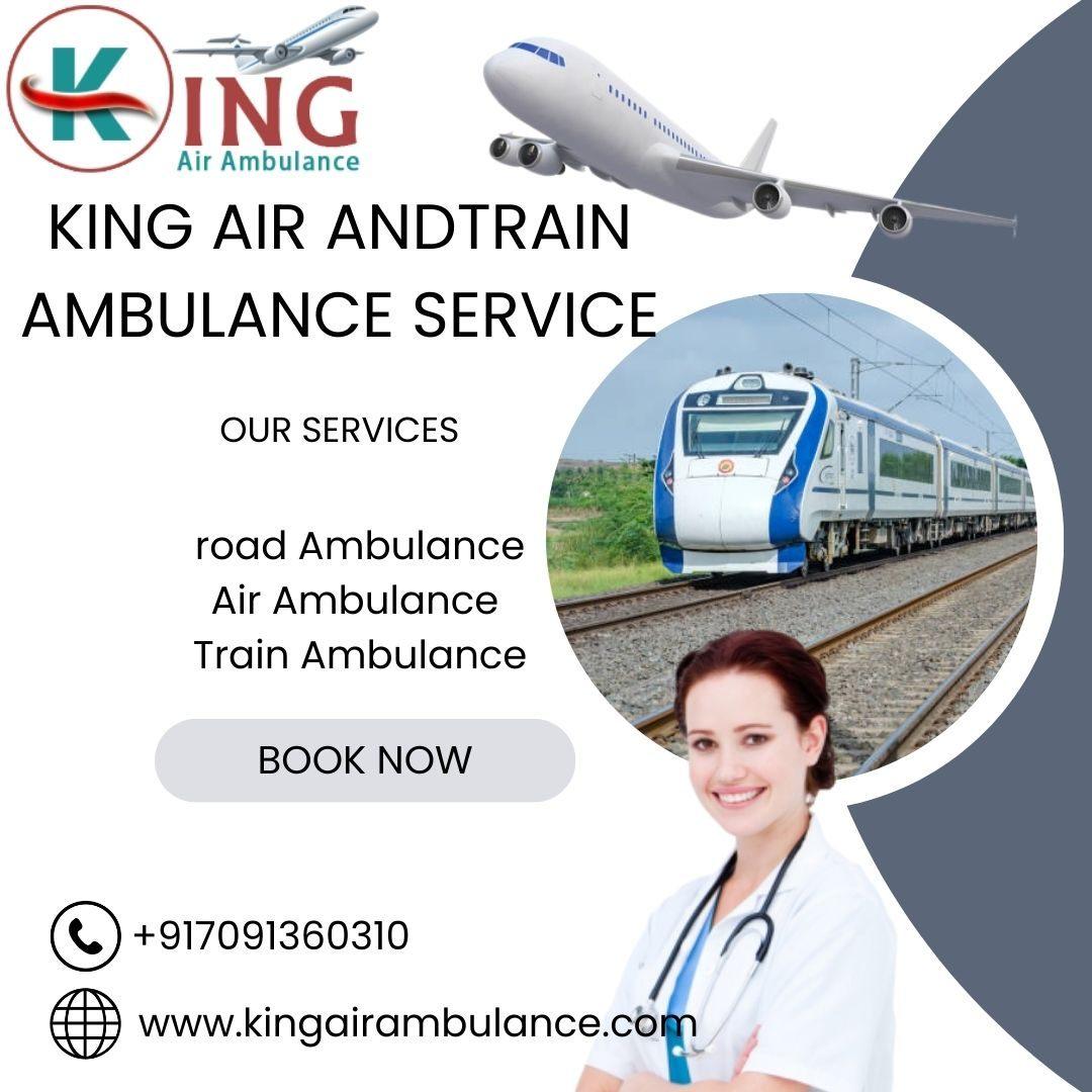 Book the most affordable Guwahati King Train Ambulance service for your patient