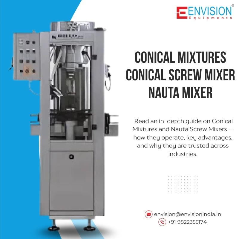 Premium Conical Screw Mixers & Nauta Mixer | Envision India