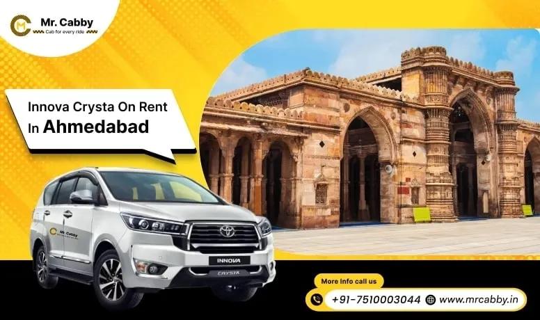 Book Innova Crysta on Rent in Ahmedabad for Family and Business Trips