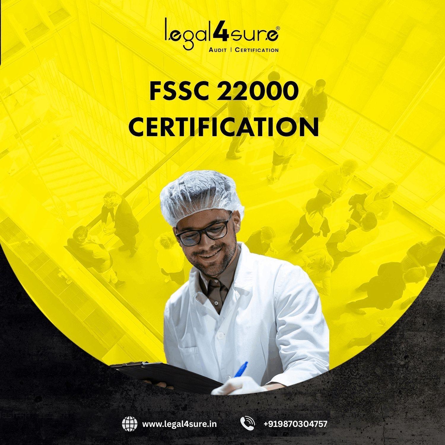 Legal4Sure  Best FSSC 22000 Certification Company in India