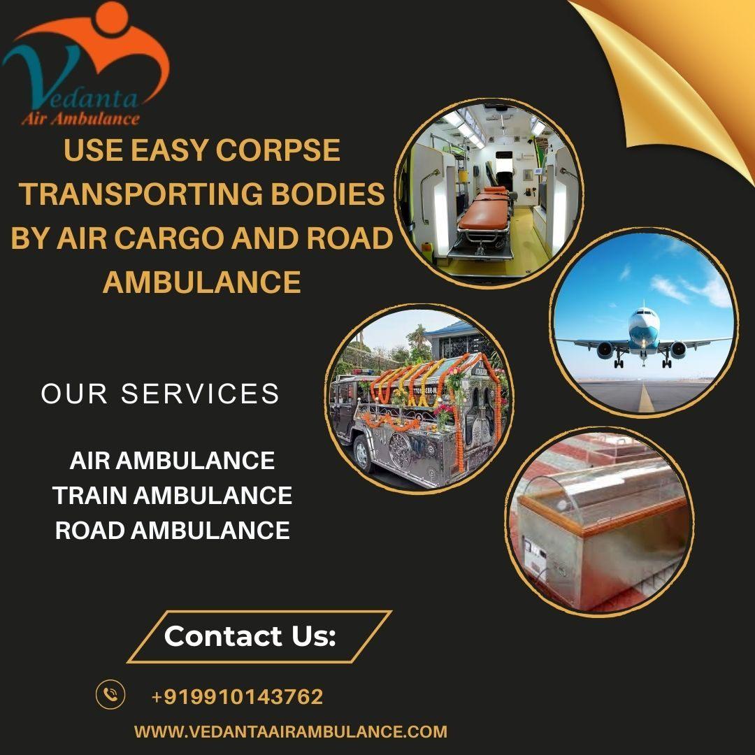 Book the safest Vedanta Dead Body Ambulance in Hyderabad at a very affordable
