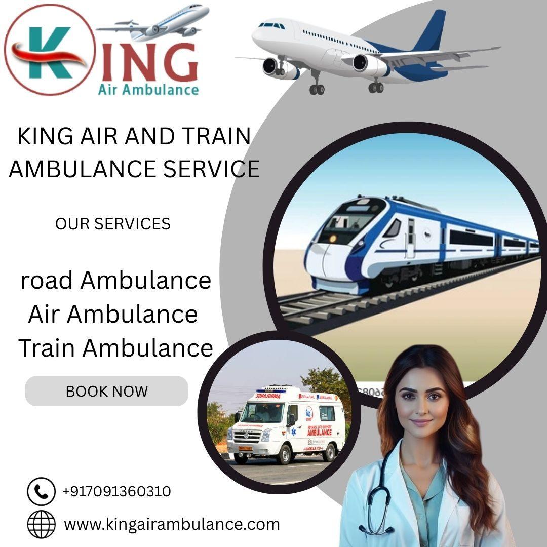 Book the best King Train Ambulance Service in Mumbai for your patient