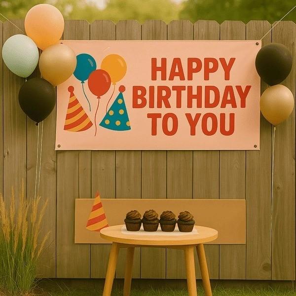 Happy Birthday Banner & Poster Printing