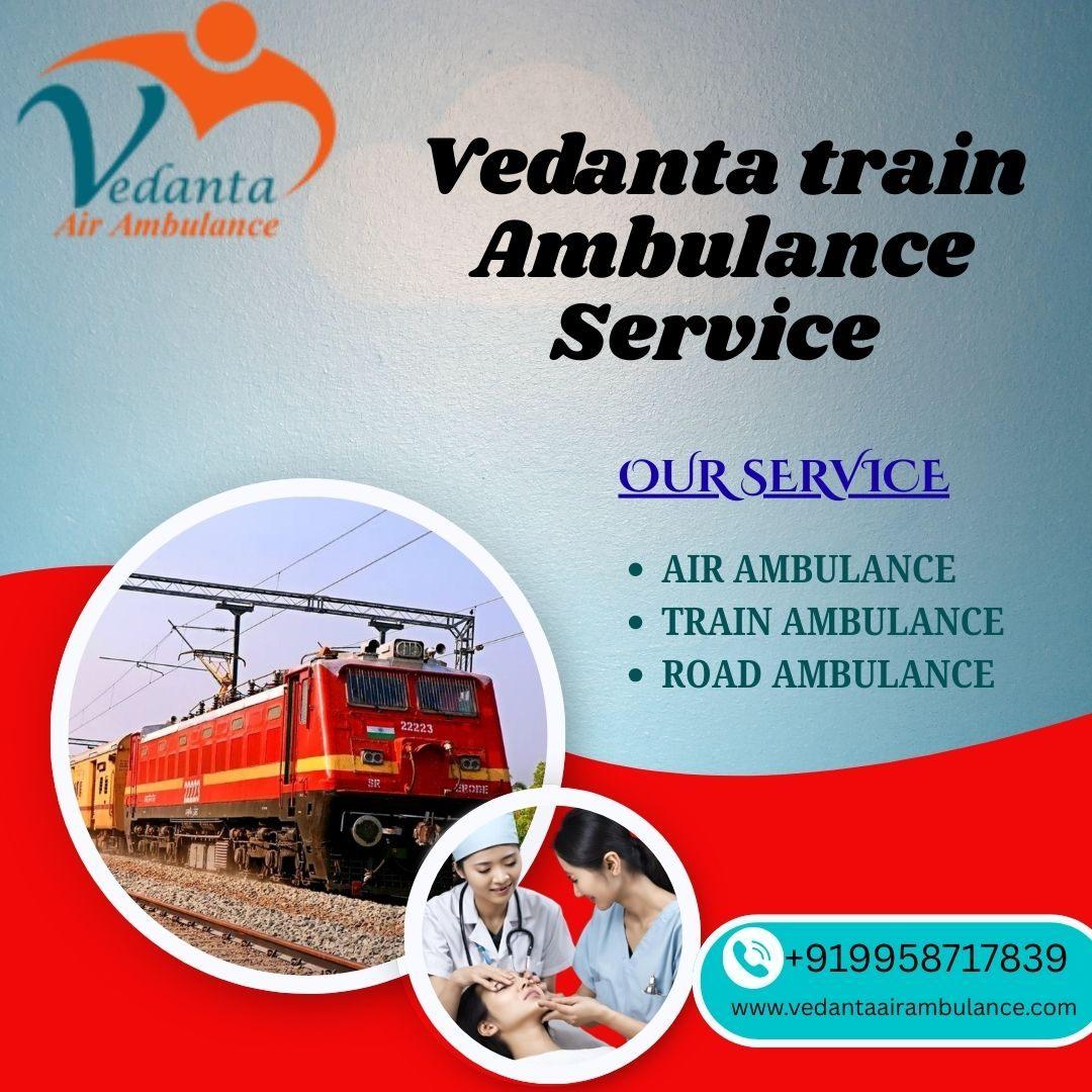 Choose Vedanta Train Ambulance Service in Patna 
