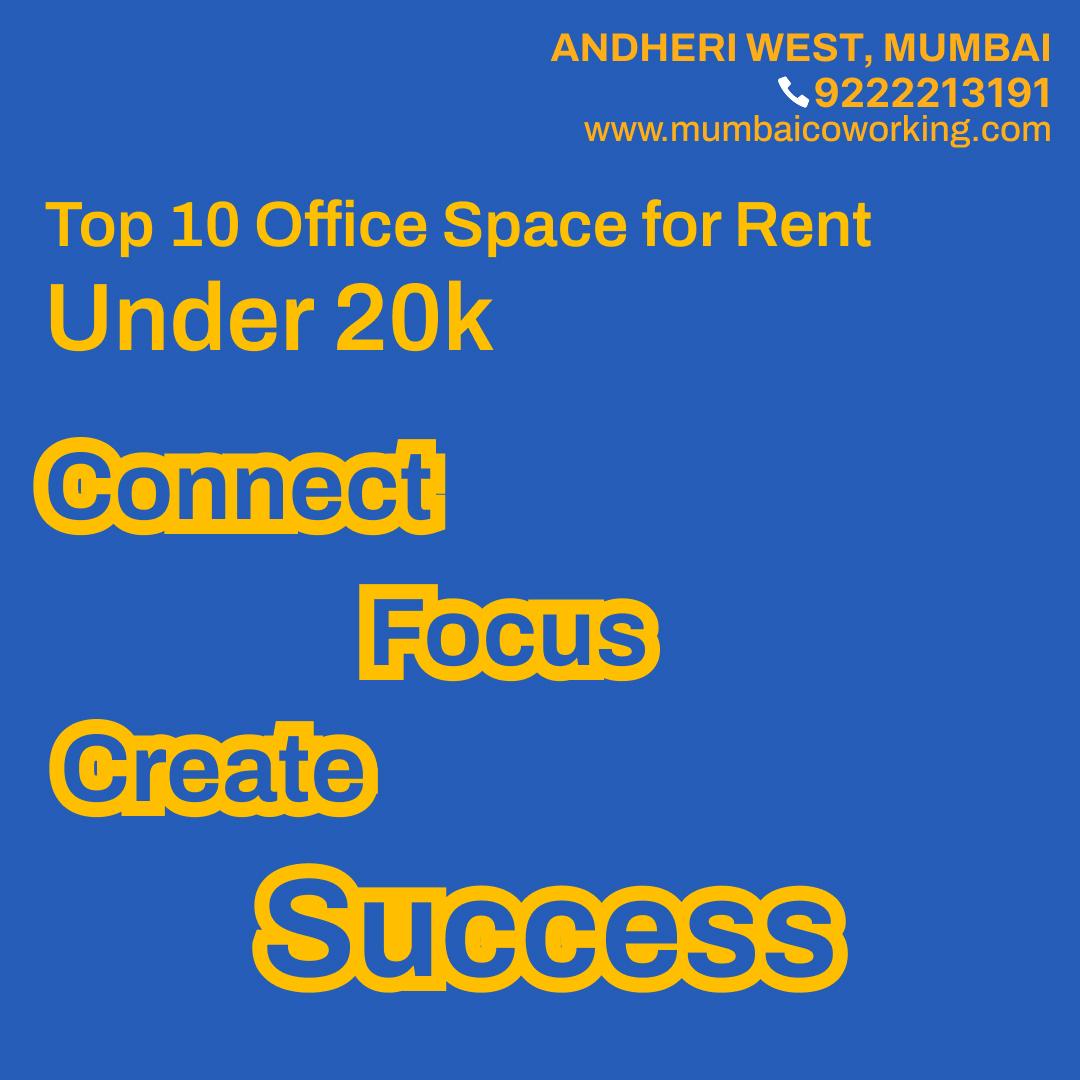 Stop Searching! Here are Mumbai's Top 10 Office Spaces for Rent Under 20k