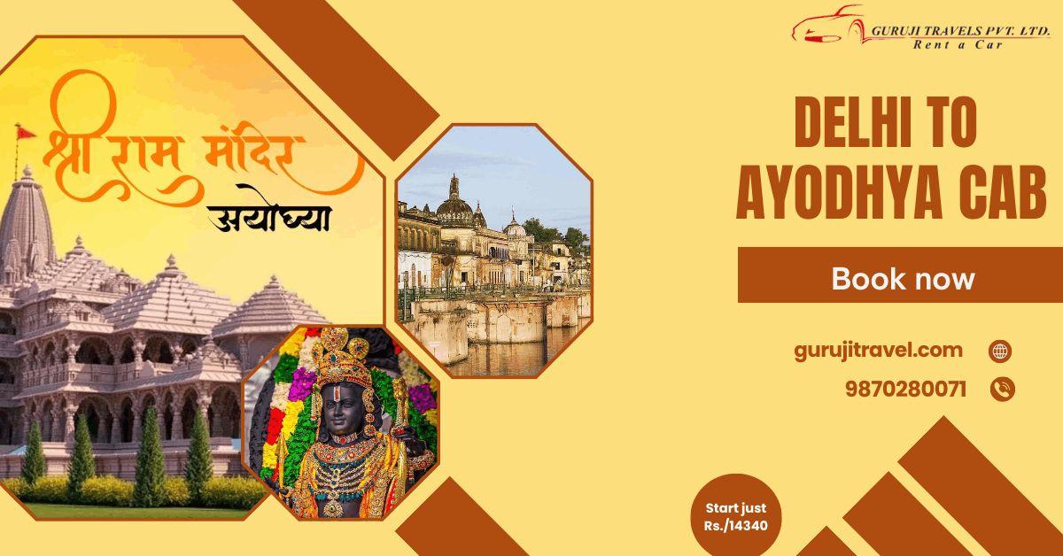 Delhi to Ayodhya Innova with Guruji Travels Pvt Ltd